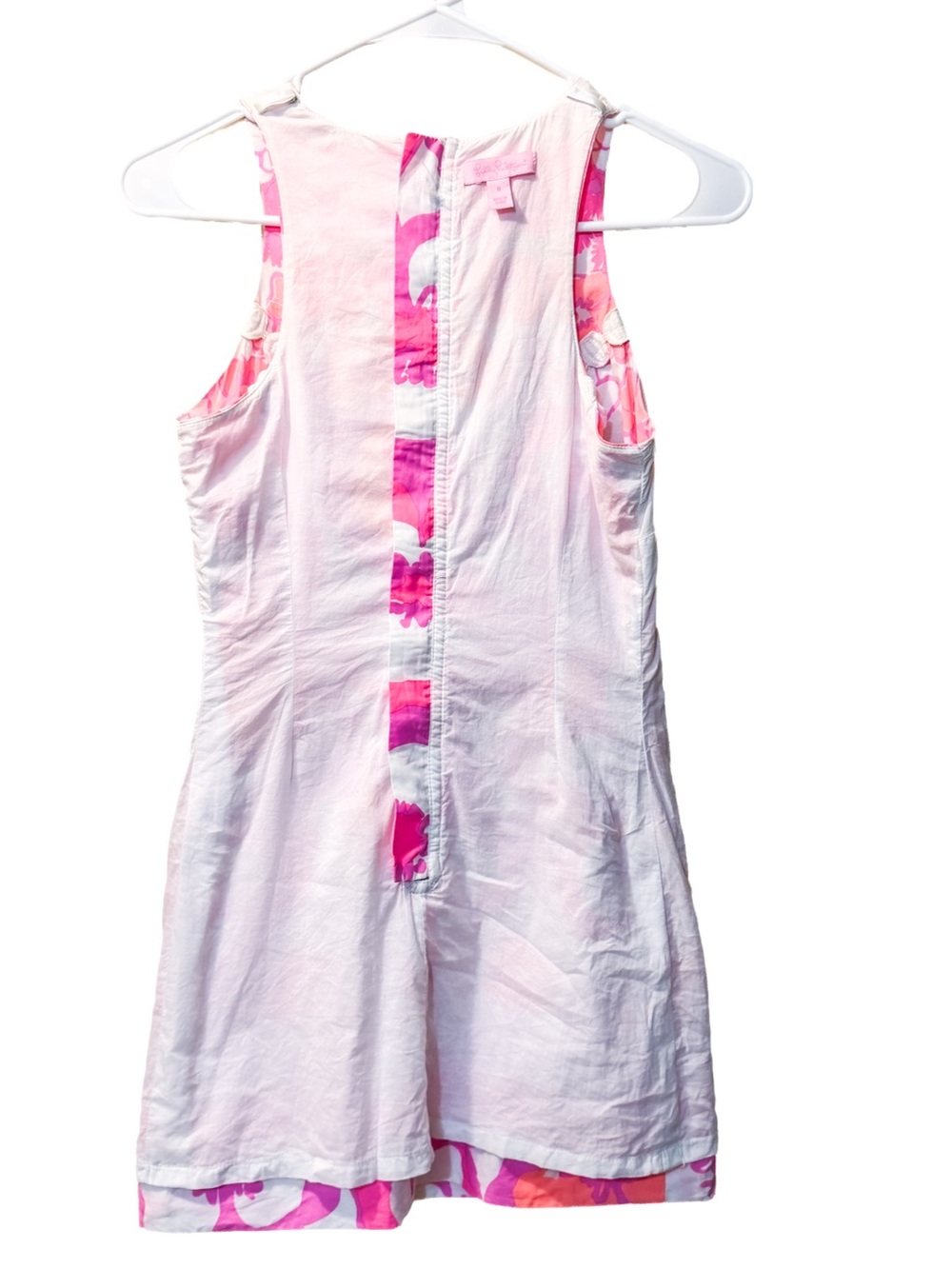 Lilly Pulitzer Pearl Shift Dress Pansy Dance Pink Orange Lace Size 0 Womens Girl - Picture 8 of 13